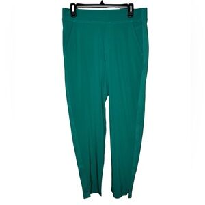 Athleta Brooklyn Ankle Pant Emerald Travel Athleisure Pull On Size 8T